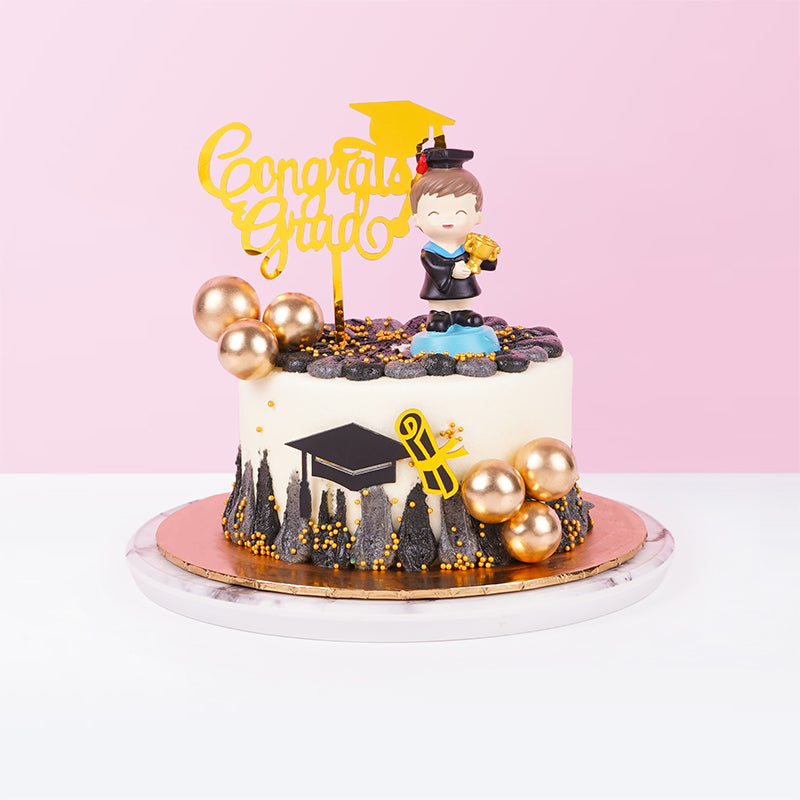 Congrats Graduate Boy cake_designer Eats & Treats - CakeRush