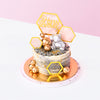 Marble Silver Teddy cake_designer Eats & Treats - CakeRush