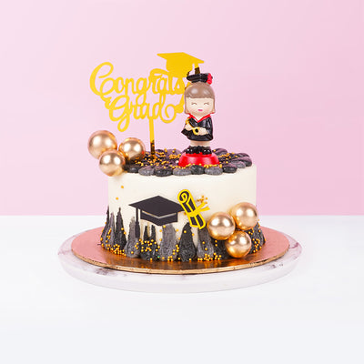 Congrats Graduate Girl cake_designer Eats & Treats - CakeRush