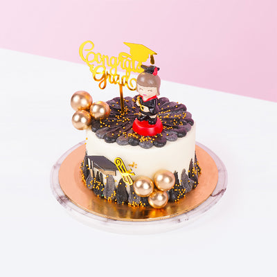 Congrats Graduate Girl cake_designer Eats & Treats - CakeRush