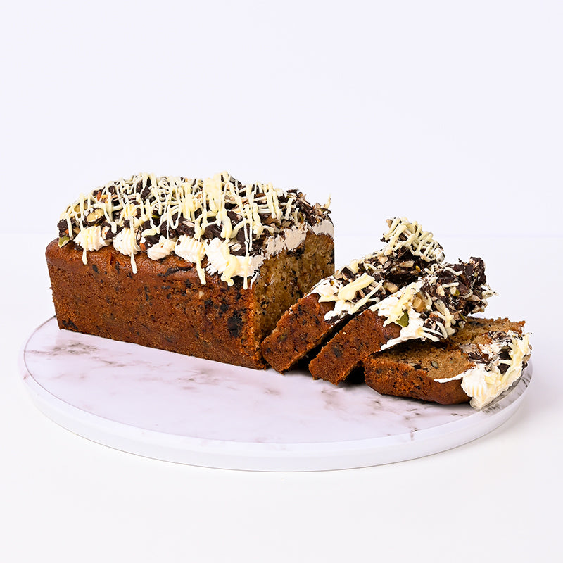 Alternative view of Chocolate Nuts Vegan Loaf Cake