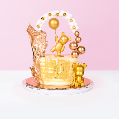 Royal Teddy Party cake_designer Eats & Treats - CakeRush