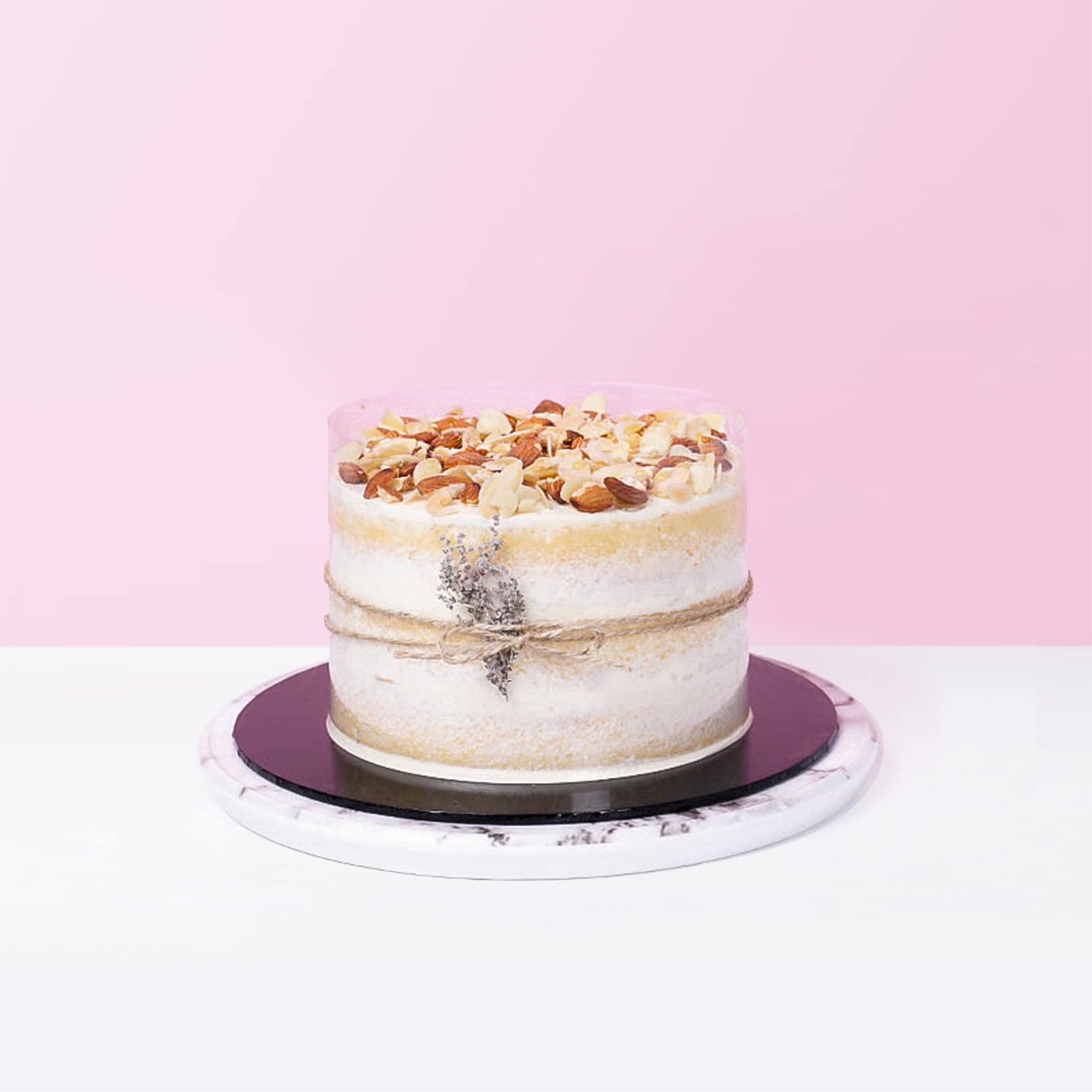 Almond Black Vegan Cake