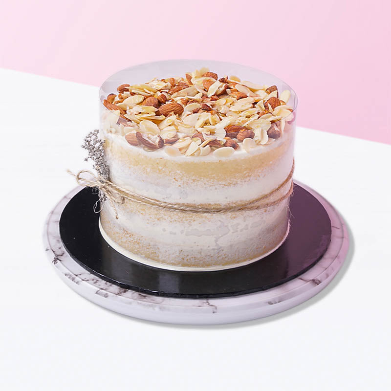 Alternative view of Almond Black Vegan Cake