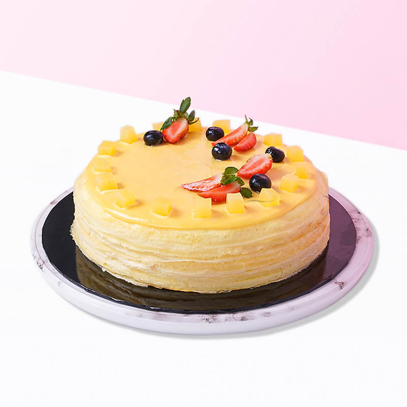 Alternative view of Alphonso Mango Crepe Cake