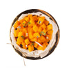 Mango Basque Burnt Cheesecake cake_cheese Avalynn Cakes - CakeRush