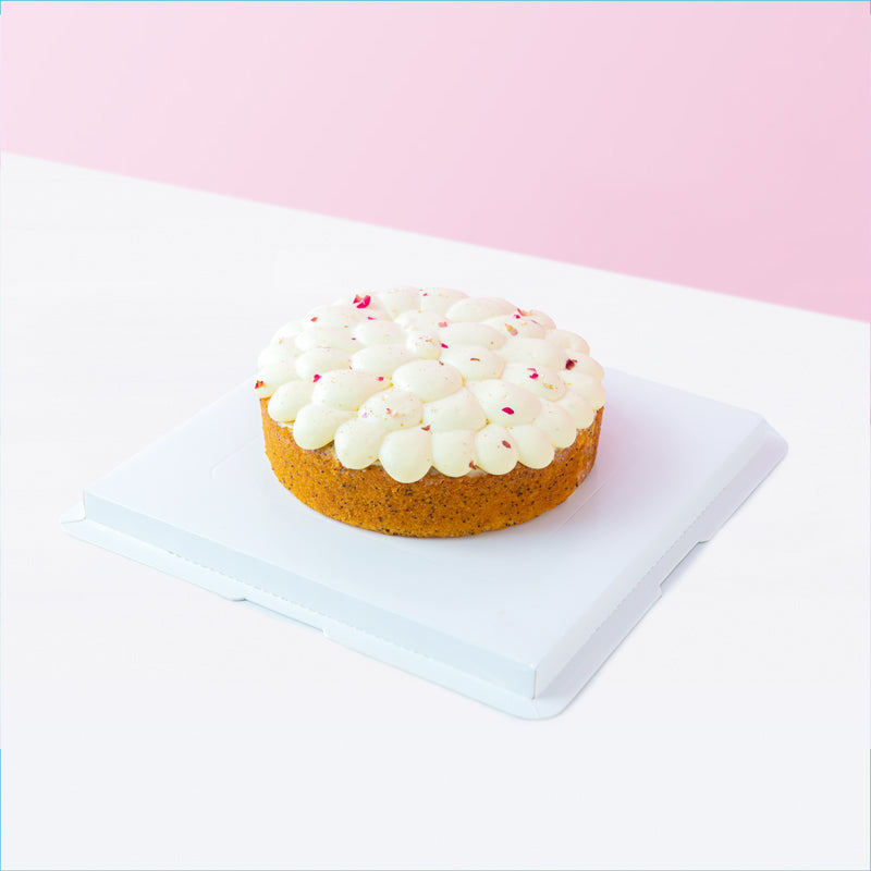 Alternative view of Minimalist Lemon Poppy Seed Butter Cake