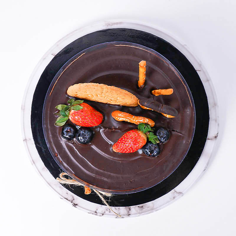 Alternative view of Belgian Chocolate Vegan Cake