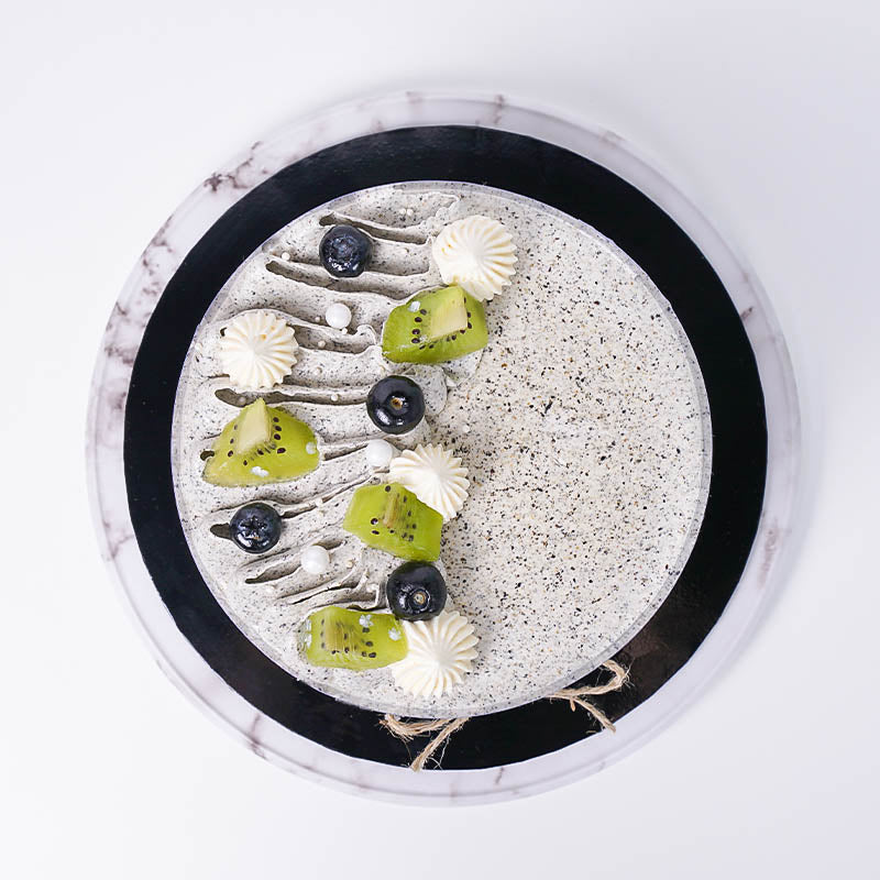 Alternative view of Black Sesame Vegan Cake