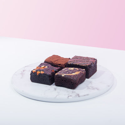 Mixed Brownies Box of 4 brownie BROWNIESBAR - CakeRush