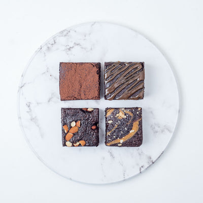 Mixed Brownies Box of 4 brownie BROWNIESBAR - CakeRush