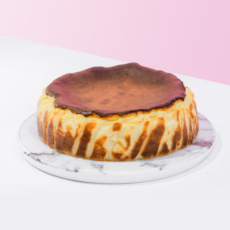 Alternative view of Basque Burnt Cheesecake