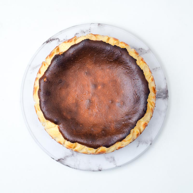 Alternative view of Basque Burnt Cheesecake
