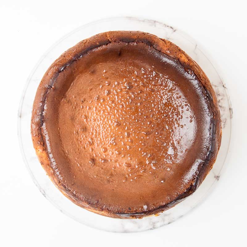 Alternative view of Huckleberry Burnt Cheesecake