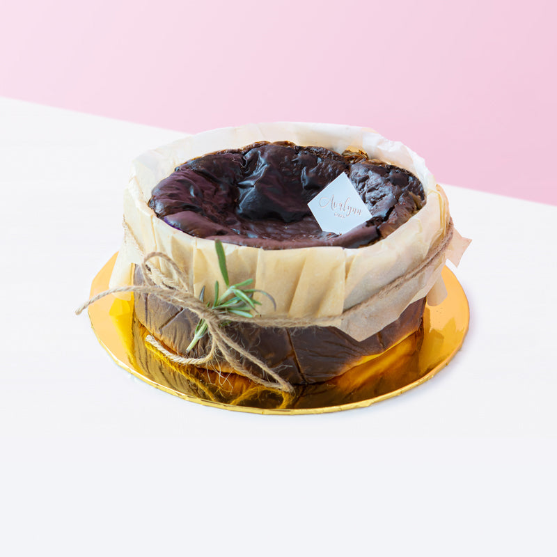 Chocolate Velvet Basque Burnt Cheesecake cake_cheese Avalynn Cakes - CakeRush