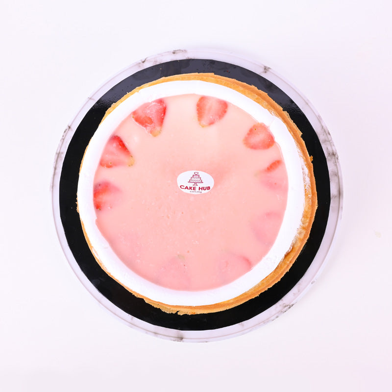 Alternative view of Strawberry Mille Crepe Cake