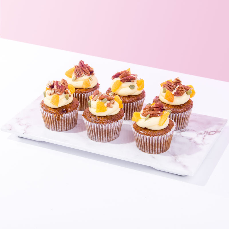Carrot Pecan Cupcakes (6-12 Pieces)
