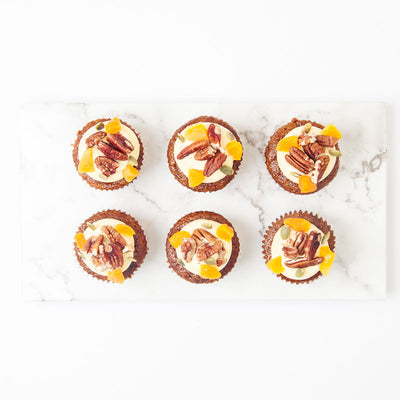 Carrot Pecan Cupcakes (6-12 Pieces) cupcake Huckleberry - CakeRush