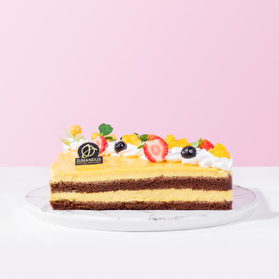 Chocolate Mango Mousse Cake cake_designer Junandus (Penang) - CakeRush