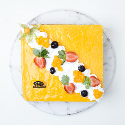 Chocolate Mango Mousse Cake cake_designer Junandus (Penang) - CakeRush