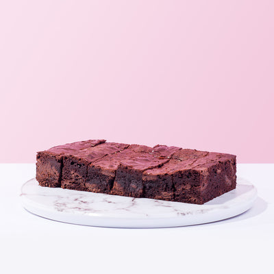 Classic Fudge Brownies (6 Pieces) brownie Huckleberry - CakeRush