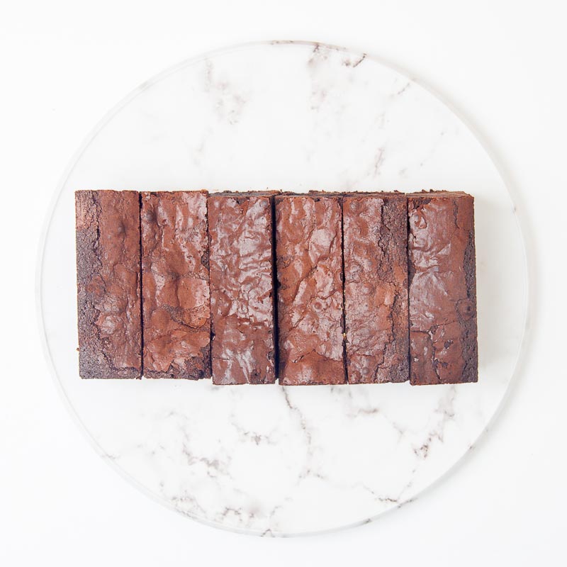 Alternative view of Classic Fudge Brownies (6 Pieces)