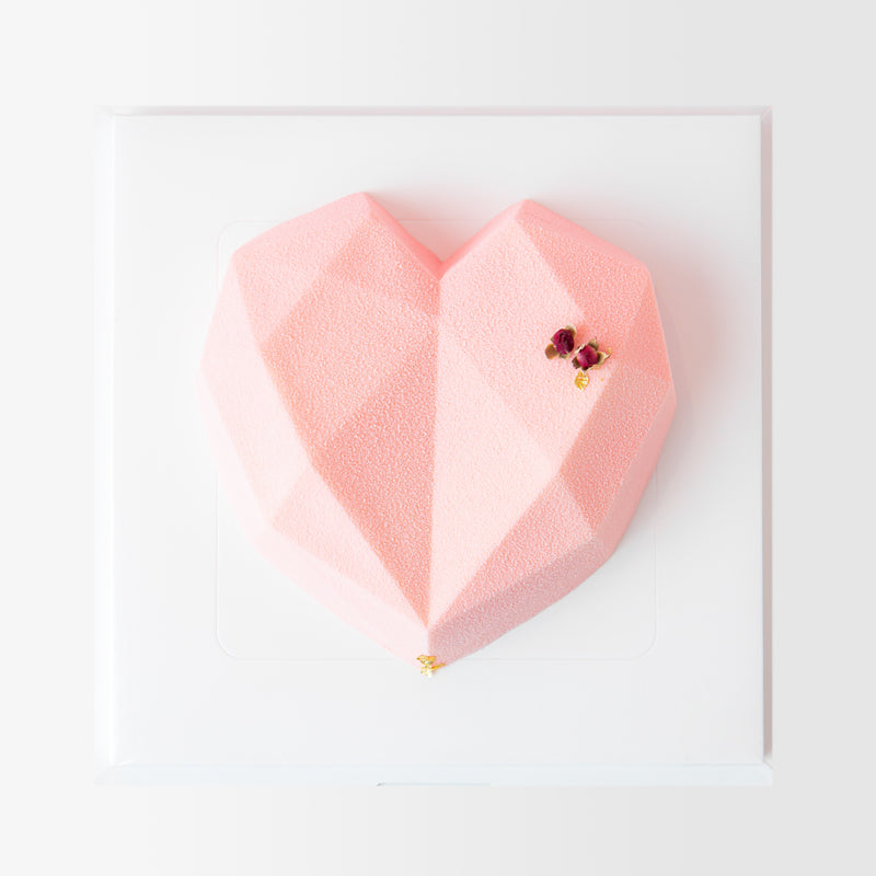 Diamond Love Mousse Cake cake_designer Oven & Chalice - CakeRush