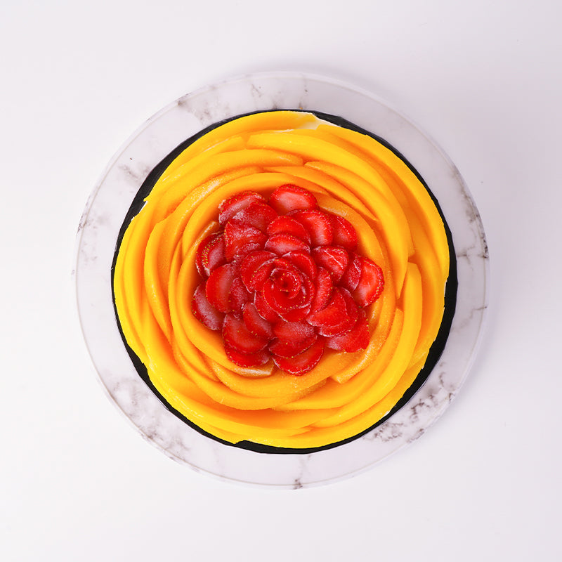 Alternative view of Mango Berry Cheesecake