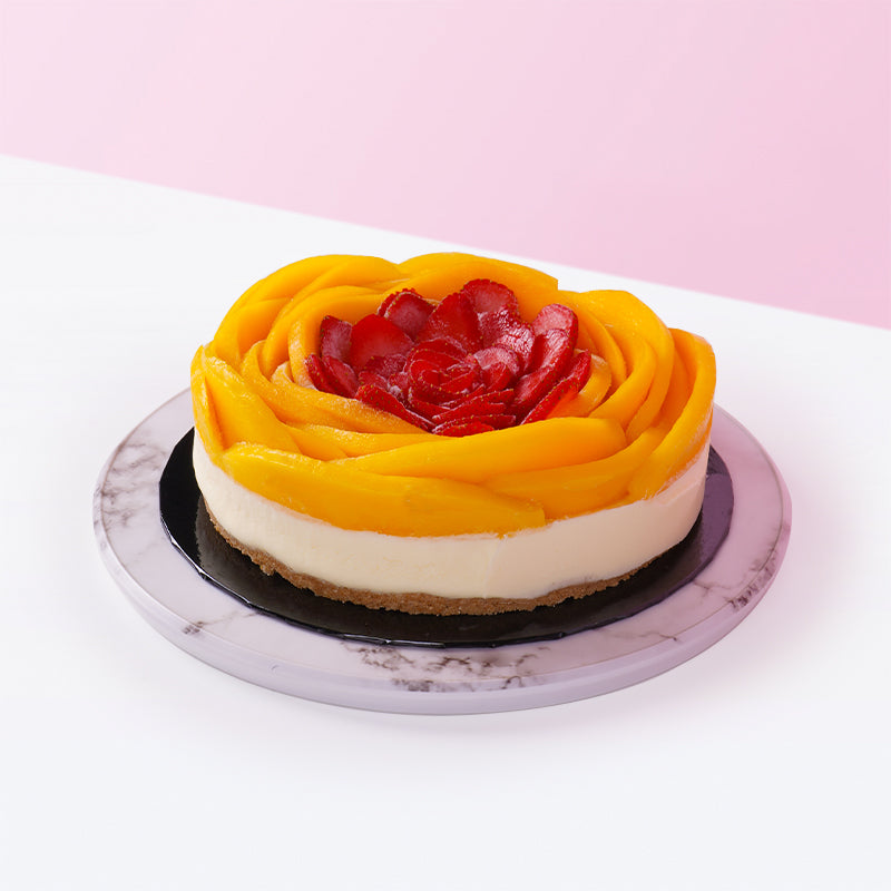 Alternative view of Mango Berry Cheesecake