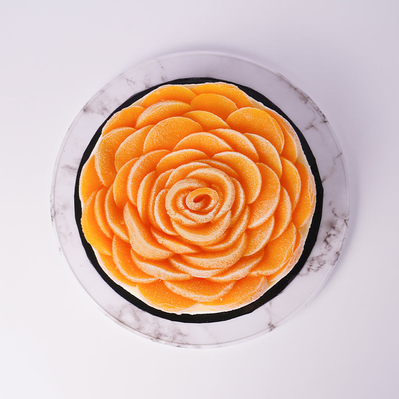 Alternative view of Peachy Mango Cheesecake
