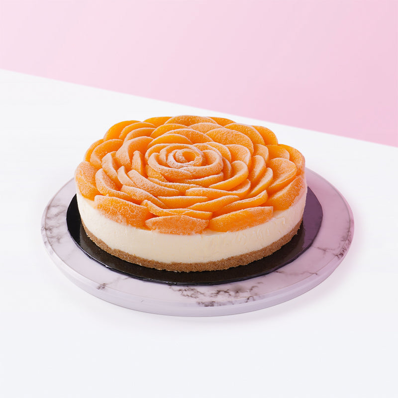 Alternative view of Peachy Mango Cheesecake