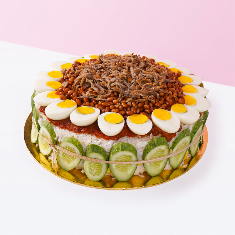 Alternative view of Original Nasi Lemak Cake