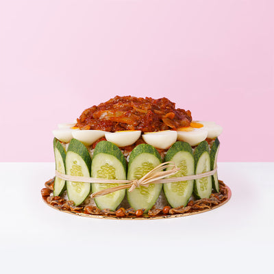 Nasi Lemak Cake Sotong cake_designer Eats & Treats - CakeRush