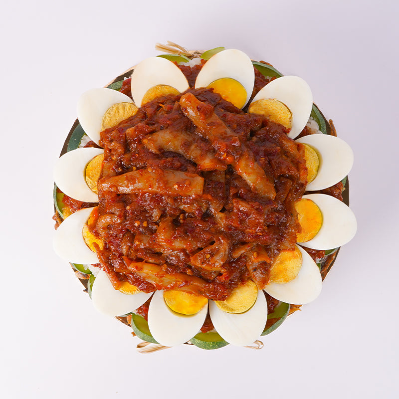 Alternative view of Nasi Lemak Cake Sotong