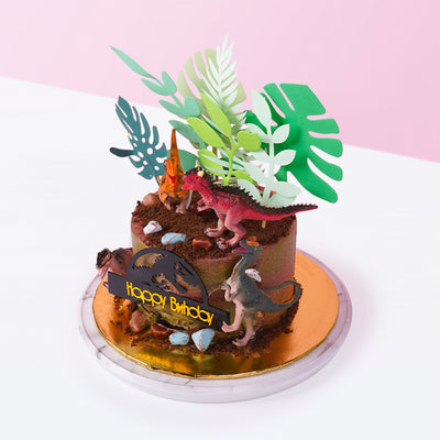 Dinosaur World cake_designer Eats & Treats - CakeRush