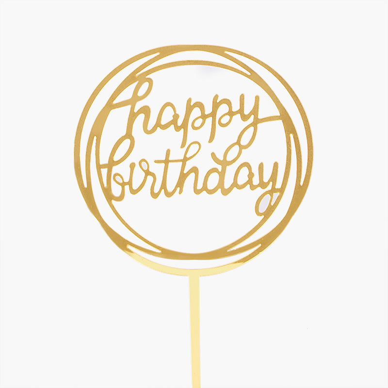 Happy Birthday Cake Topper addon CakeRush - CakeRush