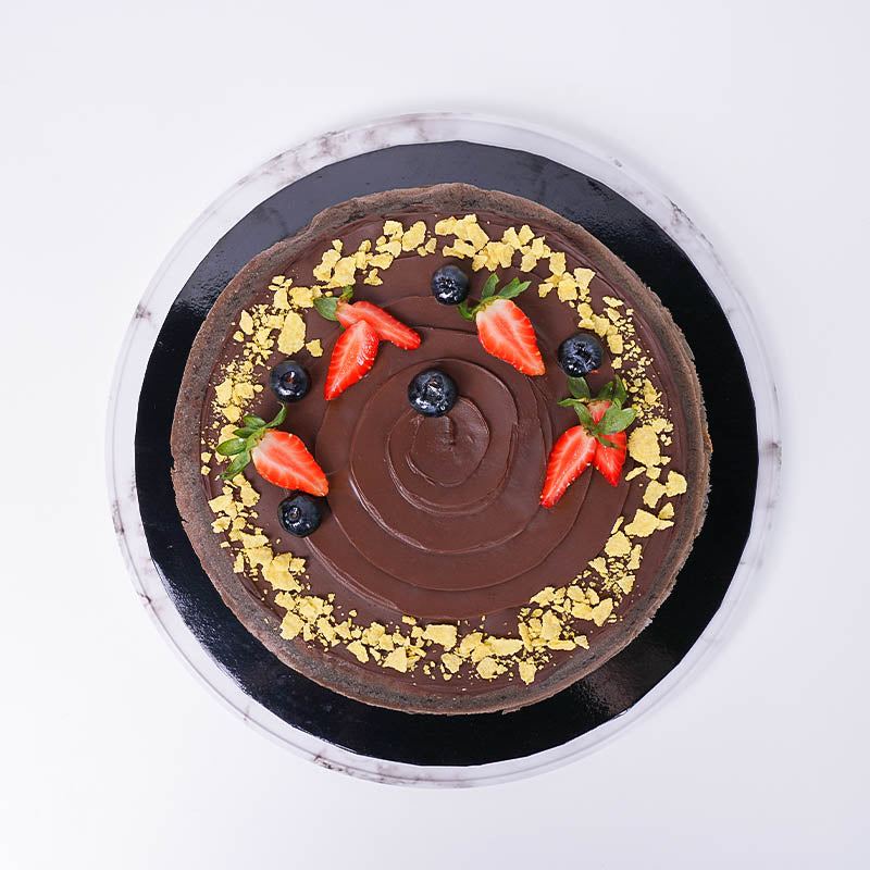 Alternative view of Dutch Double Chocolate Crepe Cake