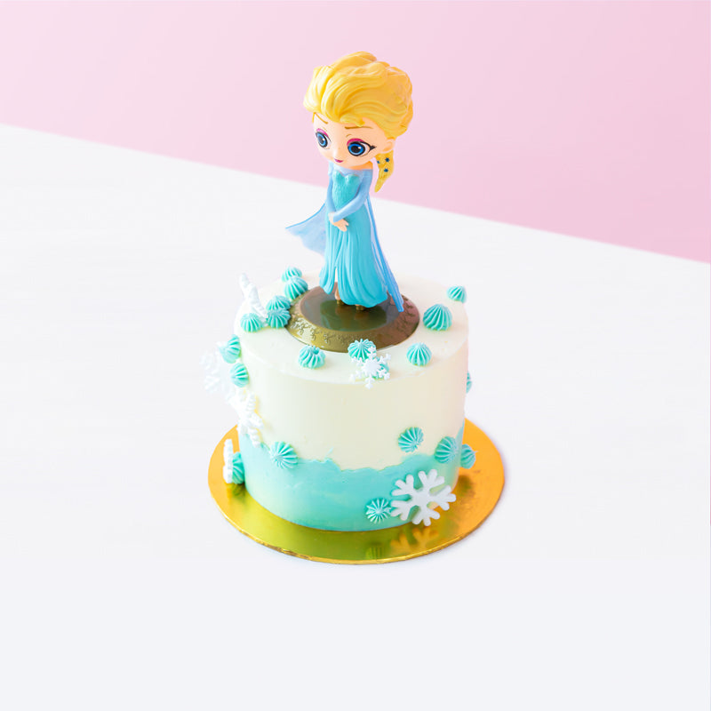 Alternative view of Elsa Frozen Cake