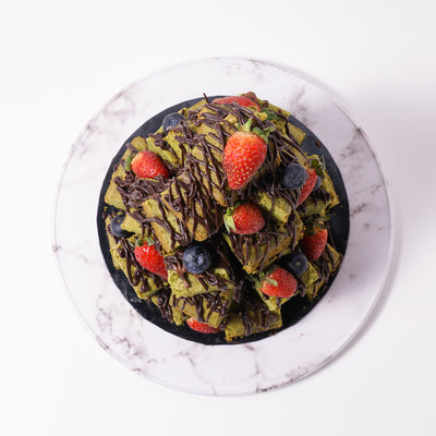 Green Tea Stacked Brownies (36 Pieces) brownie Ennoble - CakeRush