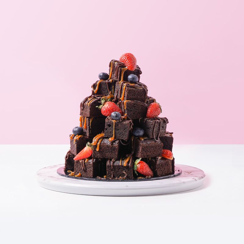 Stacked Brownies (36 Pieces) brownie Ennoble - CakeRush