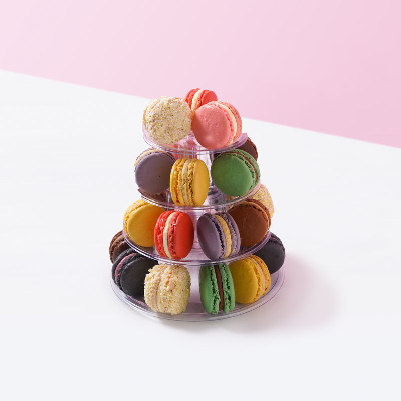 Alternative view of Macaron Tower (25 Assorted Macarons)