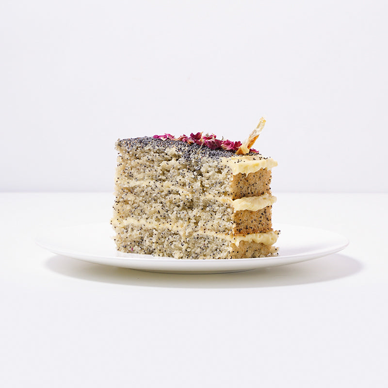 Alternative view of Lemon Poppyseed Cake