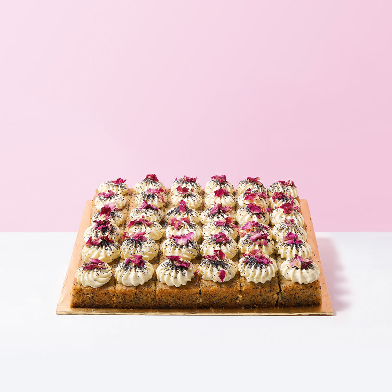 Lemon Poppyseed Cake Bites