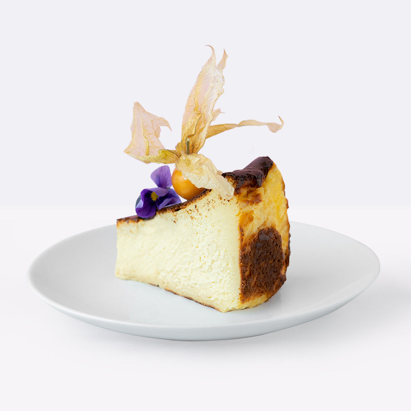Alternative view of Floral and Fruity Basque Burnt Cheesecake