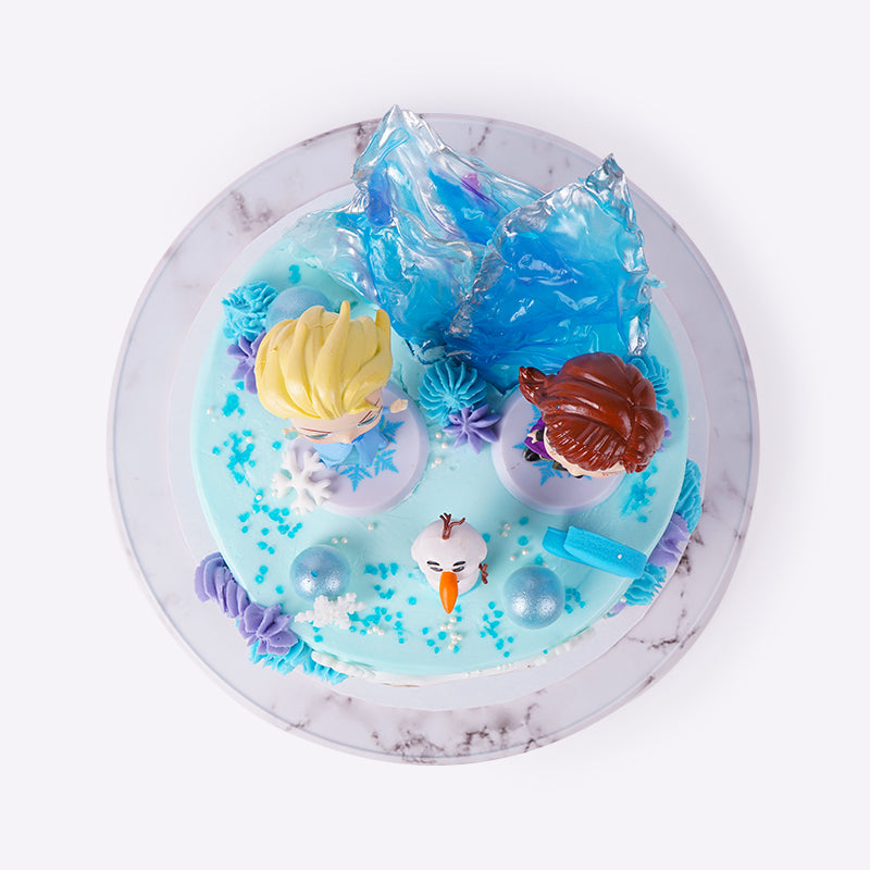 Alternative view of Frozen 2 Cake