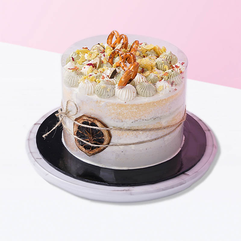 Alternative view of Japanese Matcha Vegan Cake