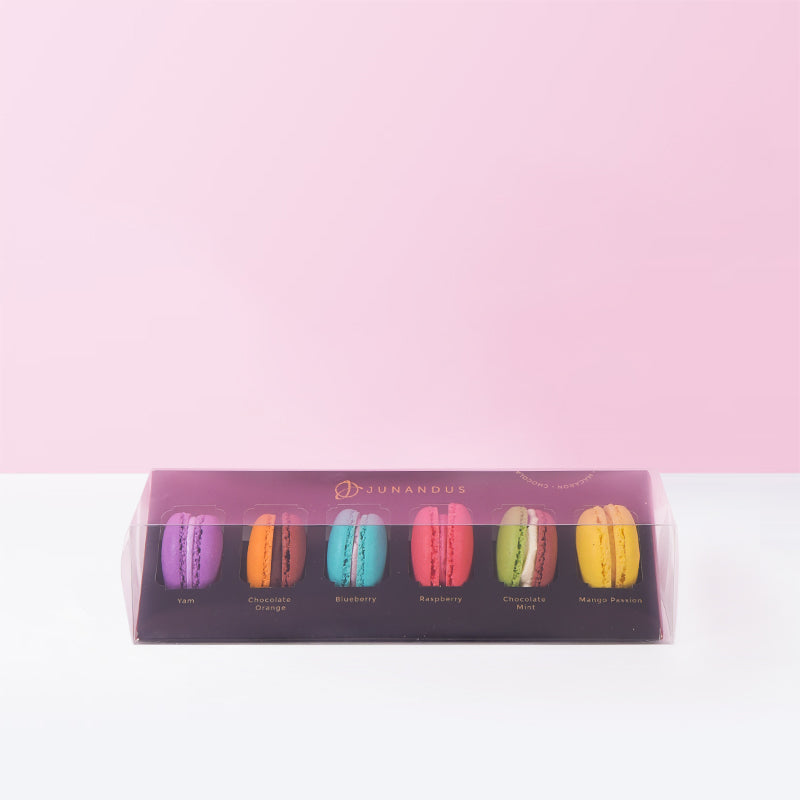 French Macarons (6 Pieces) macaron Junandus - CakeRush