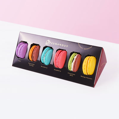 French Macarons (6 Pieces) macaron Junandus - CakeRush