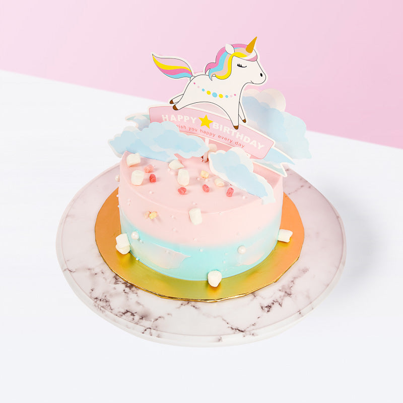Alternative view of I Am Unicorn Cake