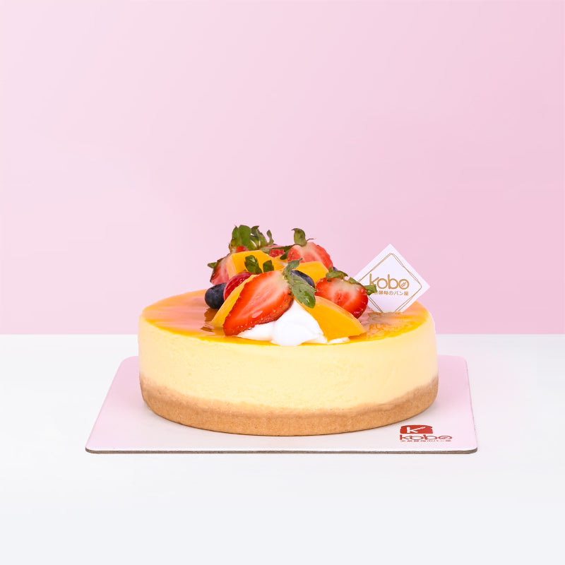 Mango Cheesecake cake_cheese KOBO Bakery - CakeRush